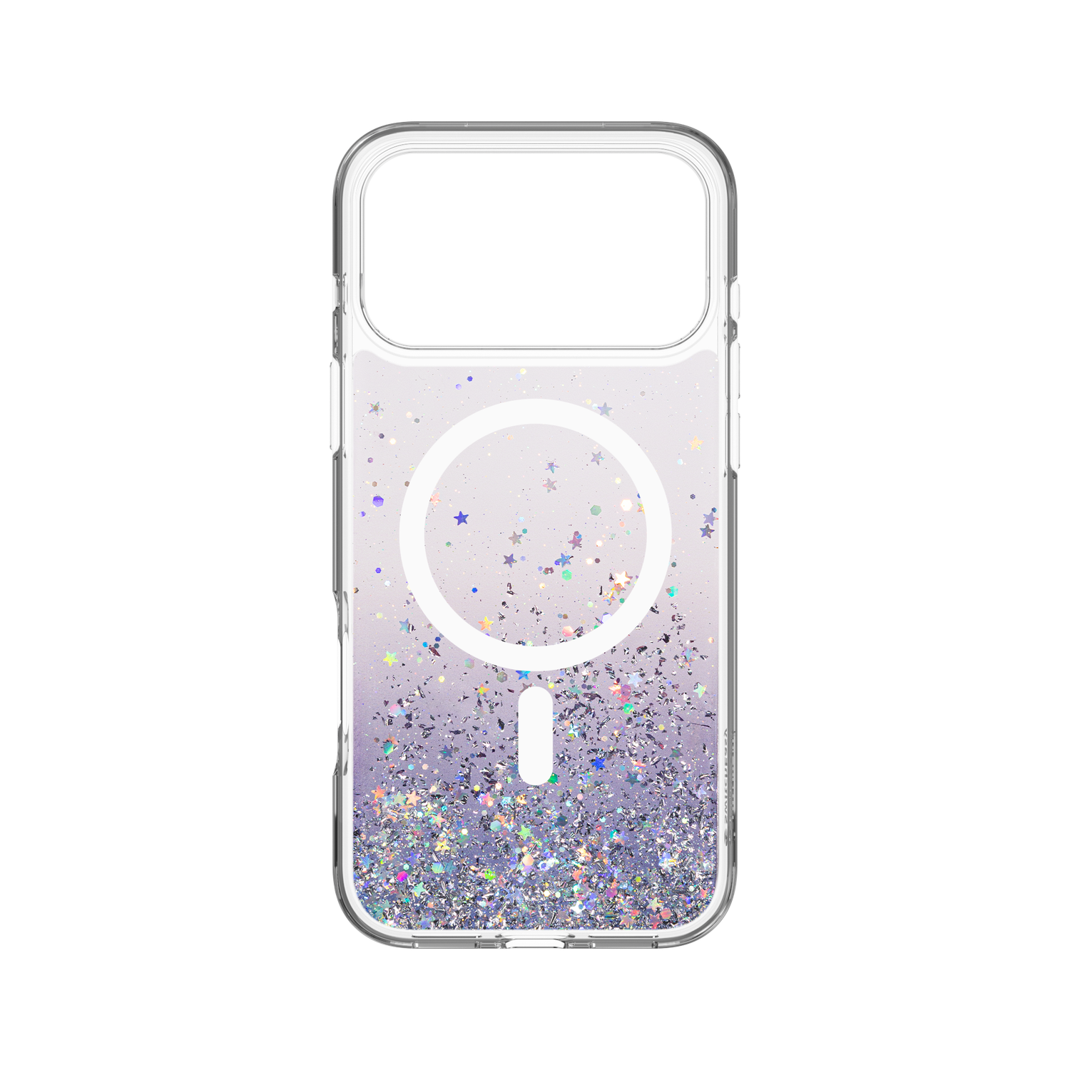 SwitchEasy iPhone 17 Pro Max Starfield M 3D Glitter Protective Case, Twilight White Ring
