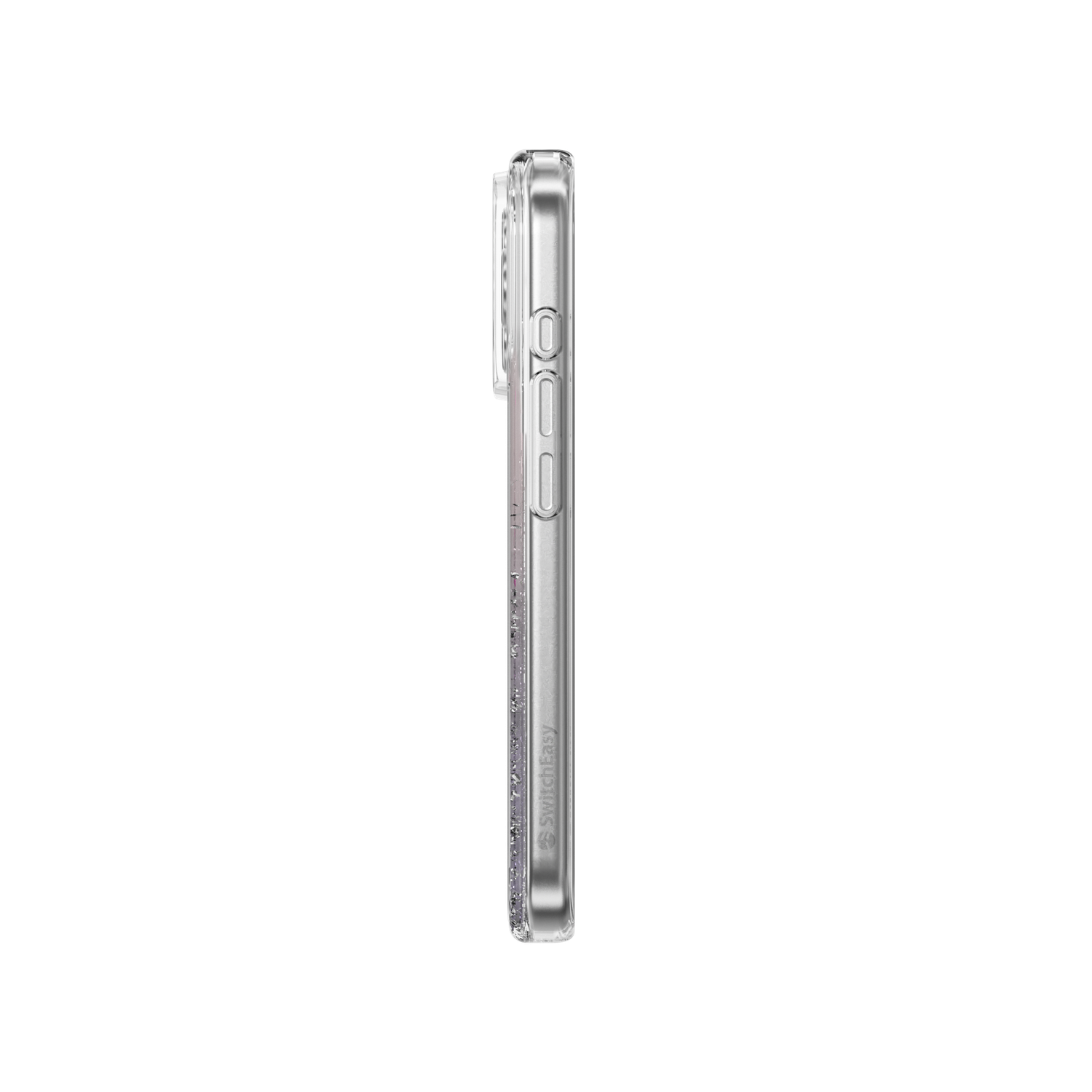 SwitchEasy iPhone 17 Pro Starfield M 3D Glitter Protective Case, Twilight White Ring