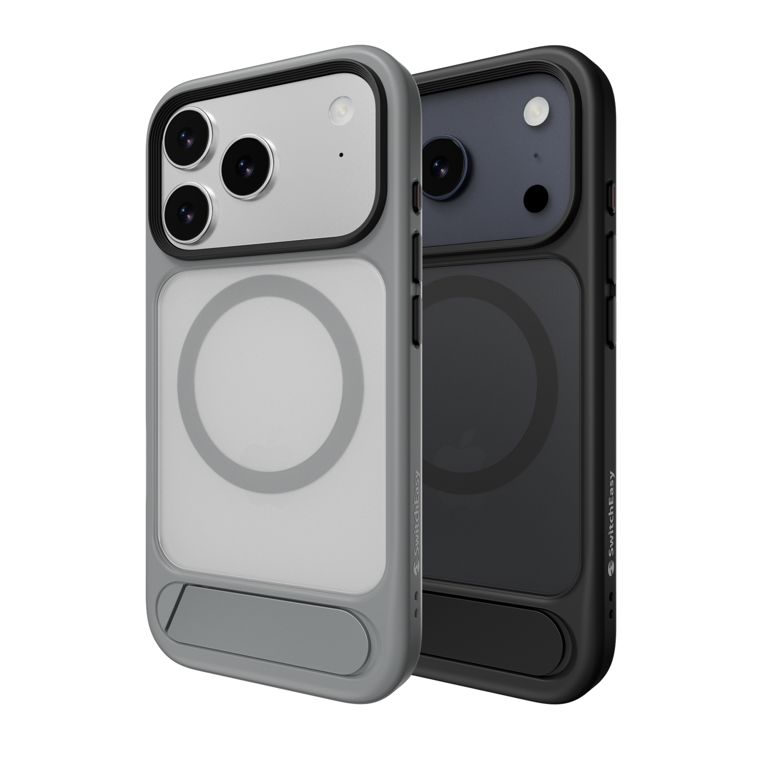 SwitchEasy iPhone 17 Pro EasyStand M Stand Guard Protective Case, Concrete