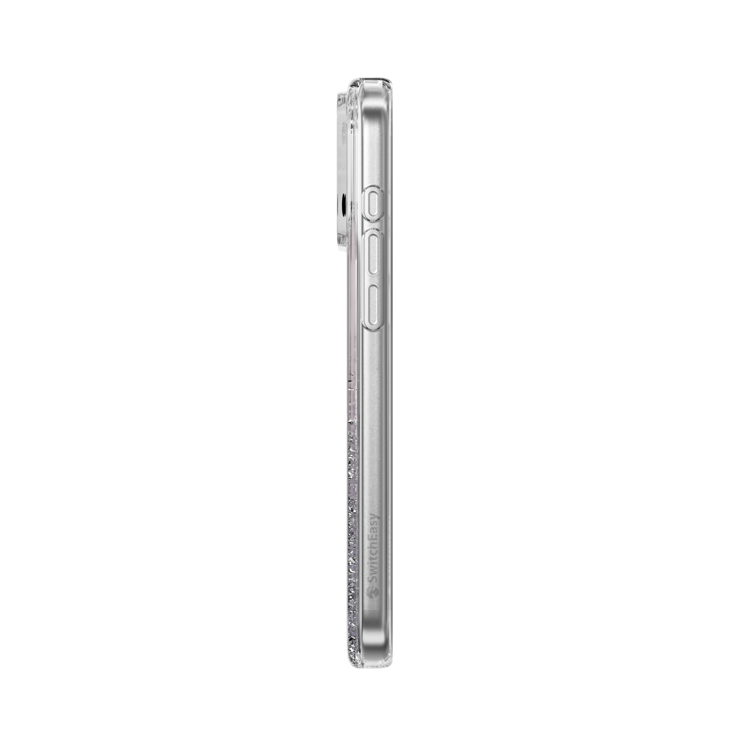 SwitchEasy iPhone 17 Pro Max Starfield M 3D Glitter Protective Case, Twilight White Ring