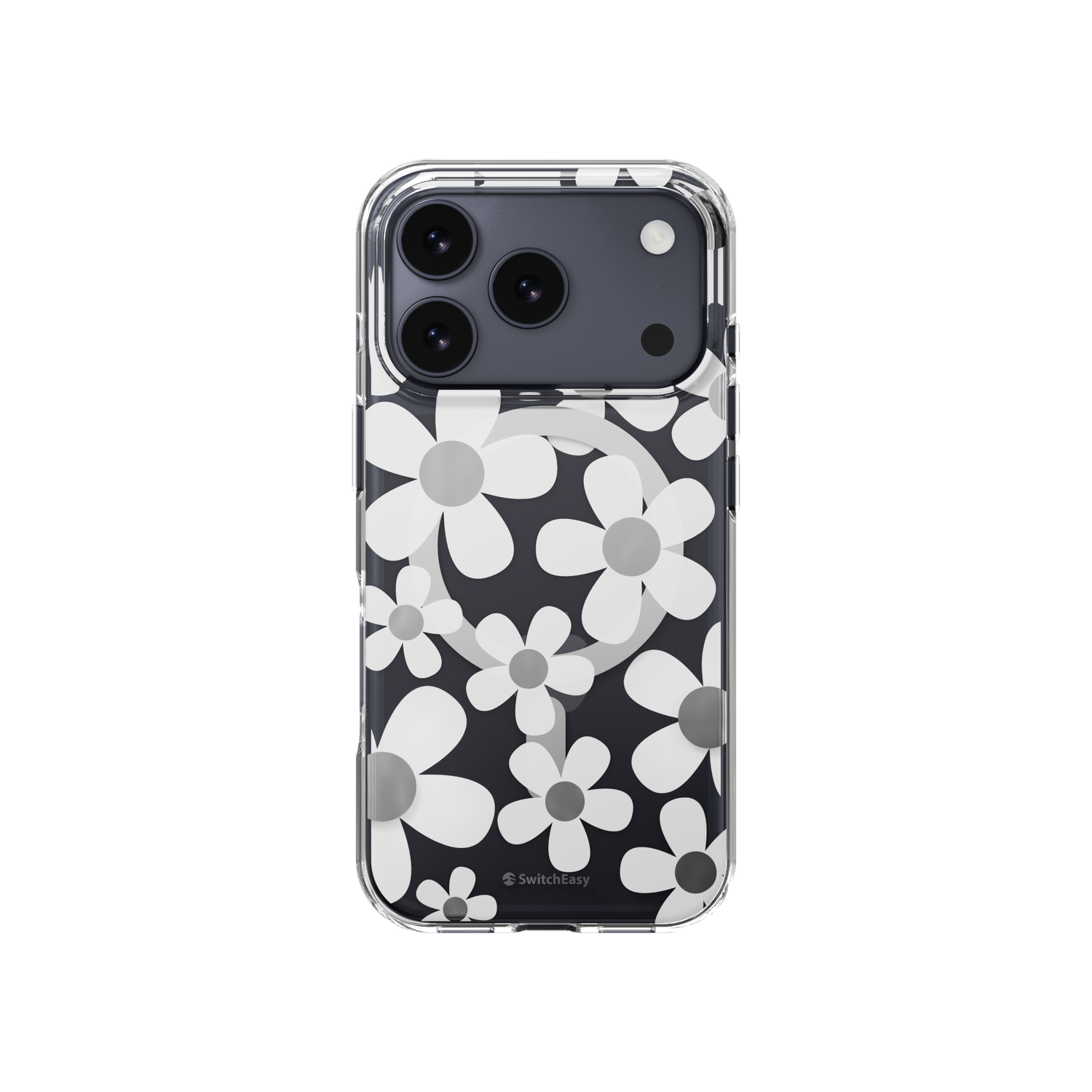 SwitchEasy iPhone 17 Pro Fleur M 3D Patterned Protective Case, White