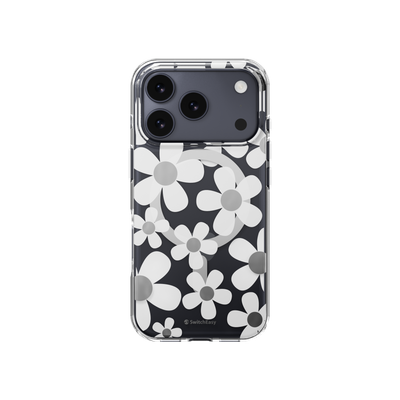 SwitchEasy iPhone 17 Pro Fleur M 3D Patterned Protective Case, White