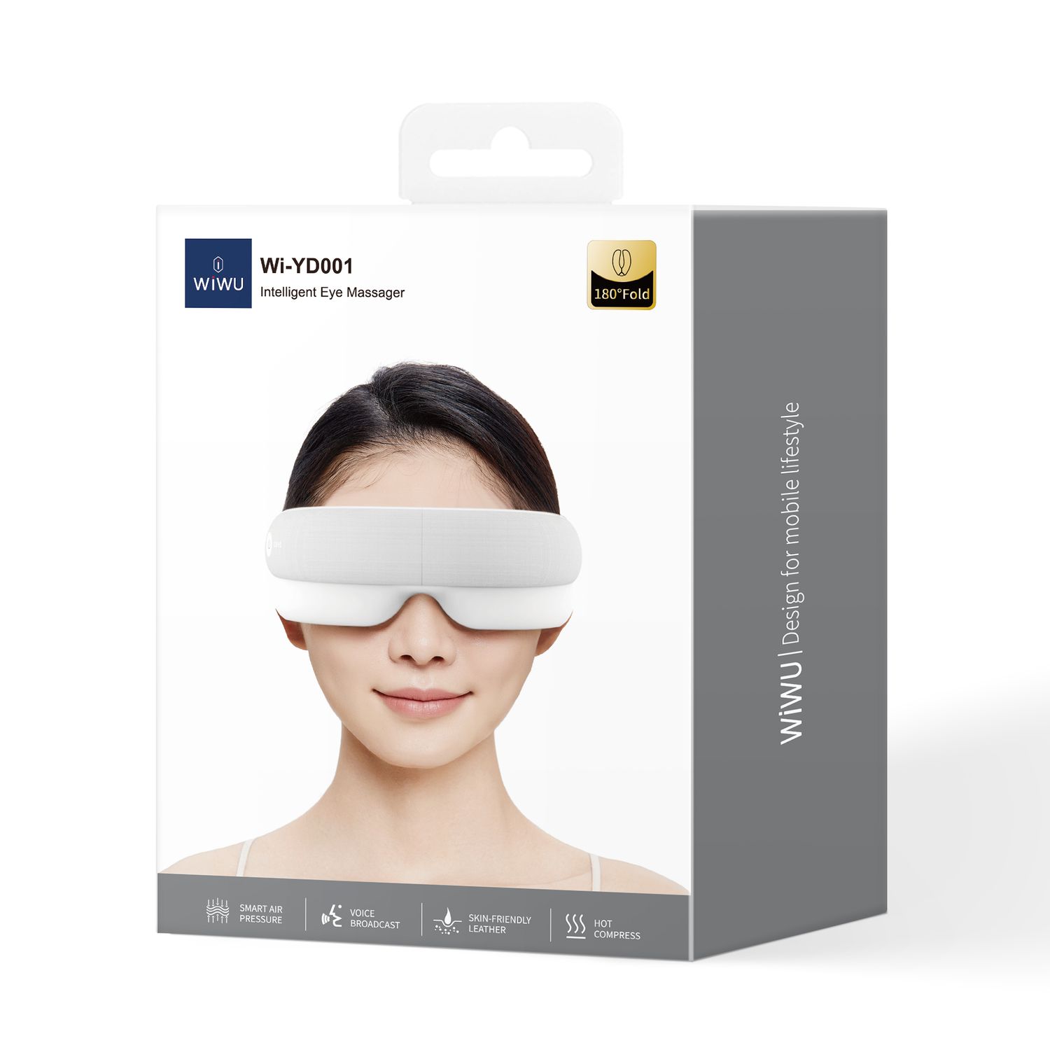 WiWU YD001 Intelligent Eye Massager, Grey
