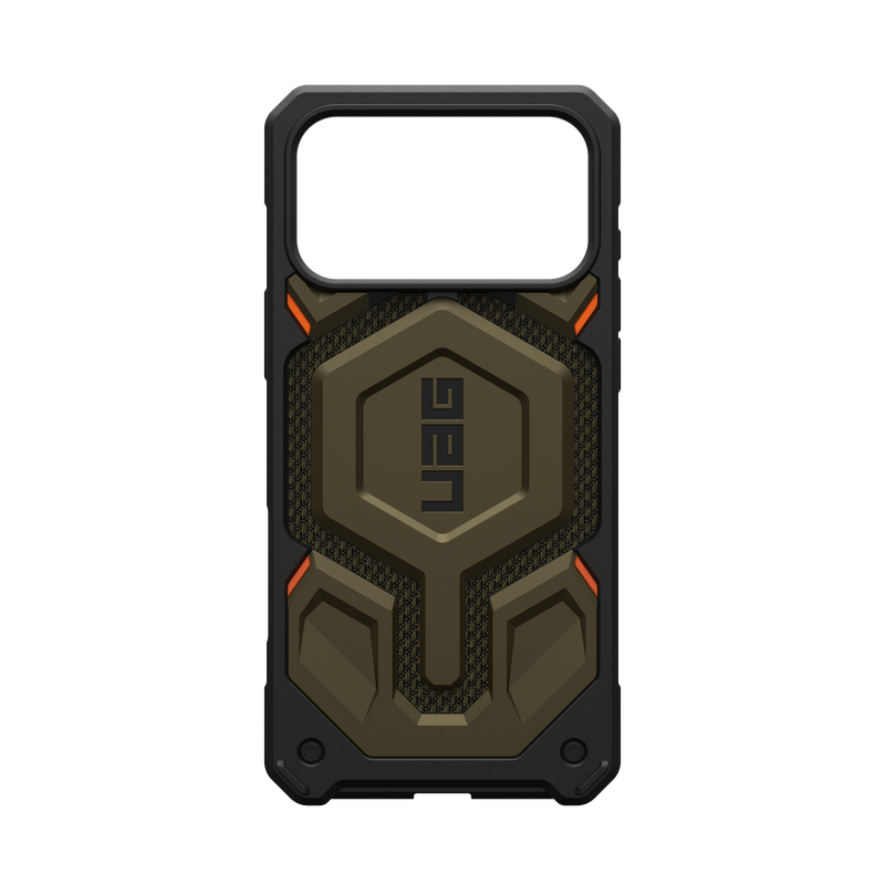 UAG iPhone 17 Pro Monarch Pro Case, Kevlar Element Green