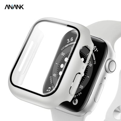Anank Apple Watch Series 7 (41mm) Screen Guard Case, White Anank Apple Watch Series 7 (41mm) Screen Guard Case, White