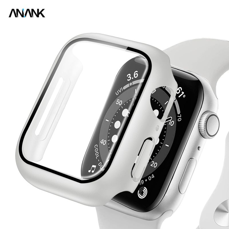 Anank Apple Watch Series 7 (41mm) Screen Guard Case, White