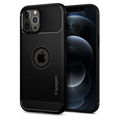 Spigen iPhone 12 Pro Max  Rugged Armor, Matte Black