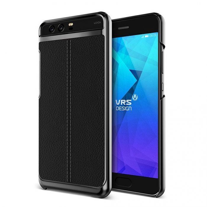 VRS Design Huawei P10 Simpli Mod PC+PU Leather, Black