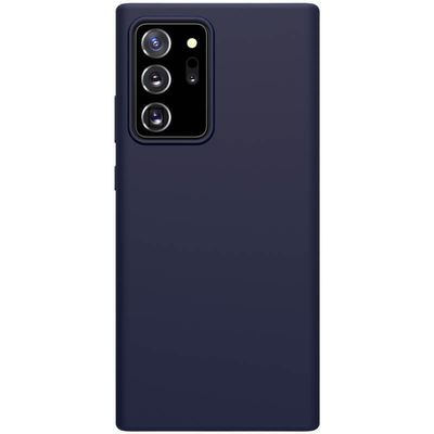Komass Samsung Galaxy Note 20 Ultra 5G Liquid Silicone Back Cover, Blue