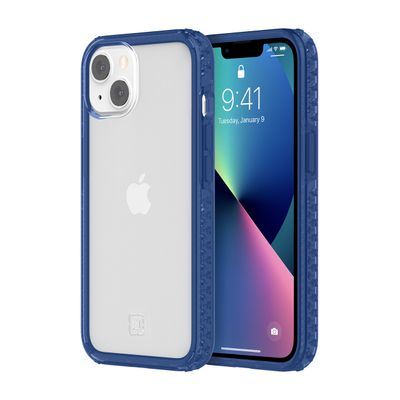 Incipio iPhone 13 Grip, Classic Blue/Clear