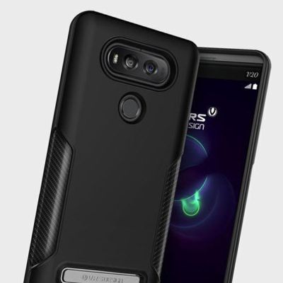 VRS Design LG V20 New Carbon Fit TPU (without Kickstand), Black
