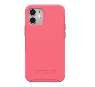 OtterBox iPhone 12 mini Symmetry Series+ Case with MagSafe, Tea Petal (Pink/Rose