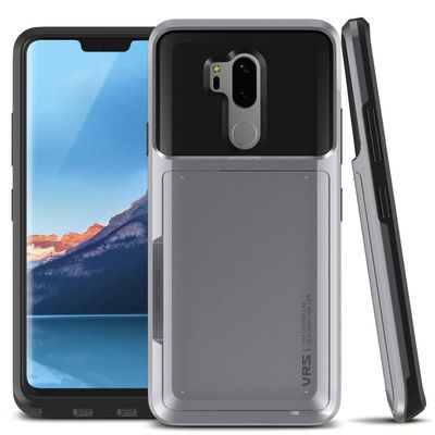 VRS Design LG G7 Damda Glide TPU+PC, Steel Silver