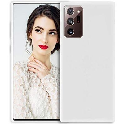 Komass Samsung Galaxy Note 20 5G Liquid Silicone Back Cover, Grey