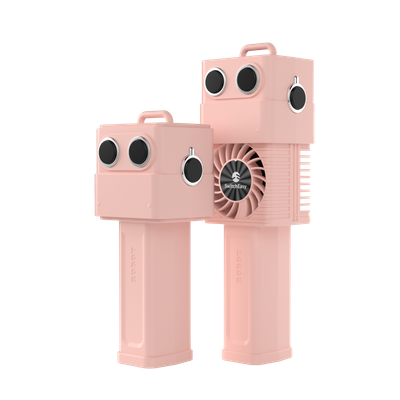 SwitchEasy Robot Portable Mini Fan, Pink