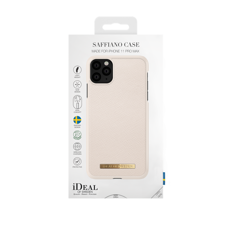 iDeal Of Sweden iPhone 11 Pro Max Fashion Case Saffiano, Beige