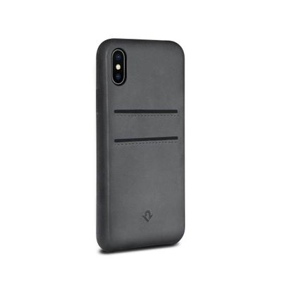 Twelve South iPhone X Relaxed Leather with Pockets, Earl Grey