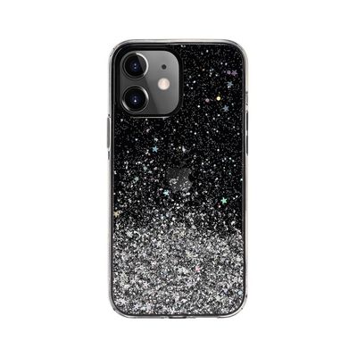 SwitchEasy iPhone 12 mini Starfield PC+TPU Case, Transparent Black
