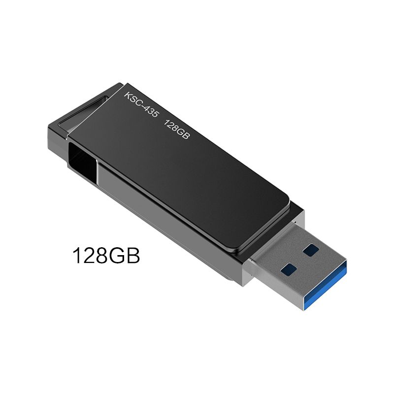 Kaku High Speed Flash Disk (128G), Black, KSC-435 RUIQI