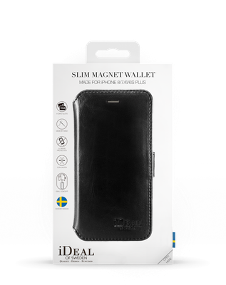iDeal Of Sweden iPhone 7 Plus Slim Magnet Wallet, Black