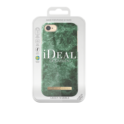 iDeal Of Sweden iPhone 7 Fashion Case A/W 16-17, Green Marble