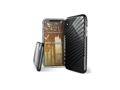 X-Doria iPhone X Revel Lux, Black Rays