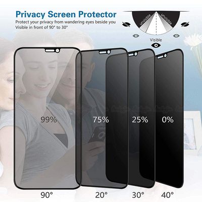 6952897982126-Vouni iPhone X Tempered Glass (Asahi), Full Privac