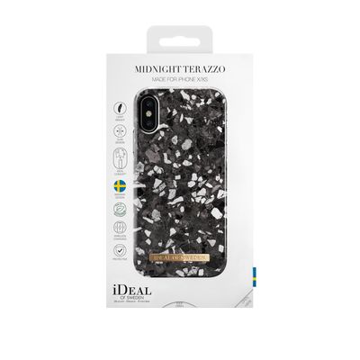 iDeal Of Sweden iPhone Xs Fashion Case 2020, Golden Smoke Marble