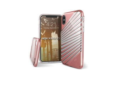 X-Doria iPhone X Revel Lux, Rose Gold Rays