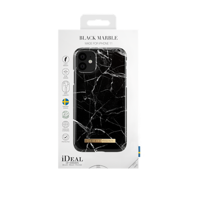 iDeal Of Sweden iPhone 11 Fashion Case 2019, Black Marble