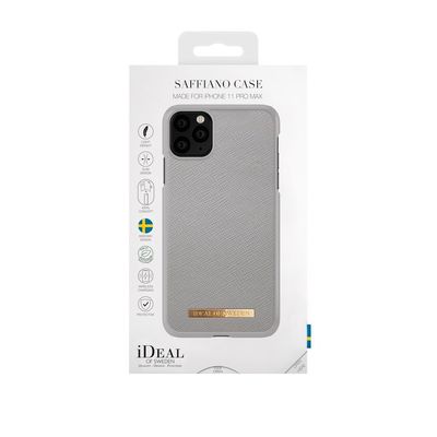 iDeal Of Sweden iPhone 11 Pro Max Fashion Case Saffiano, Light Grey