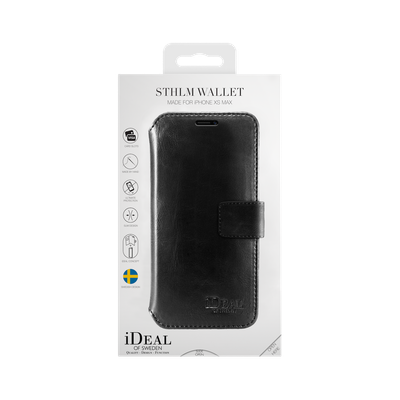 iDeal Of Sweden iPhone Xs Max STHLM Wallet, Black