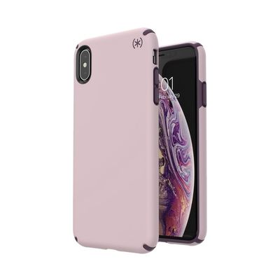 Speck iPhone Xs Max Presidio Pro, Meadow Pink/Vintage Purple