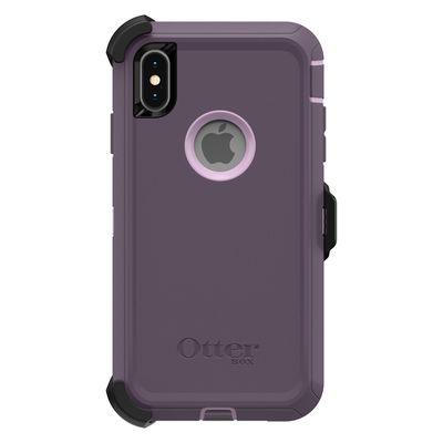 OtterBox iPhone Xs Max Defender Series, Purple Nebula (Orchid/Purple)