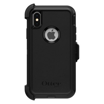 OtterBox iPhone Xs Defender Series, Purple Nebula (Orchid/Purple)