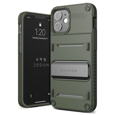 VRS Design iPhone 12 / iPhone 12 Pro Damda Glide Pro, Black/Nasa/Ultra Text