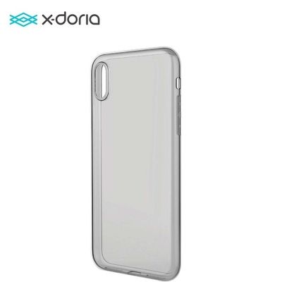X-Doria iPhone X Gel Jacket, Smoke