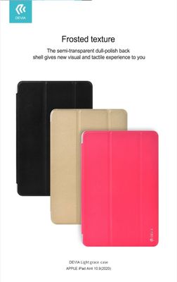 Devia iPad Air 4 10.9&quot; Light Grace Case, Black