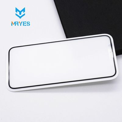 987041-MRYES iPhone X Tempered Glass, Full Anti-Glare Bla