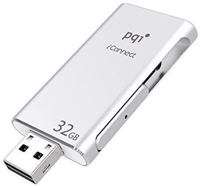 PQI iConnect Travelling Disk Lightning, 32GB (Silver)