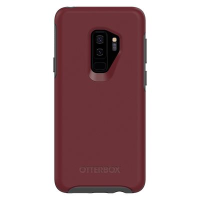 OtterBox Samsung Galaxy S9 Plus Symmetry, Fine Port (Cordovan/Grey)