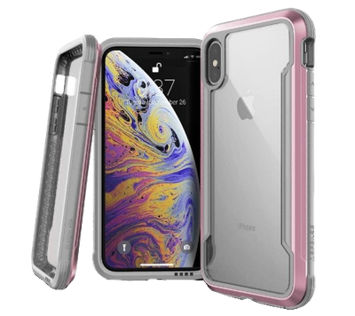 X-Doria iPhone Xs Defense Shield, Rose Gold