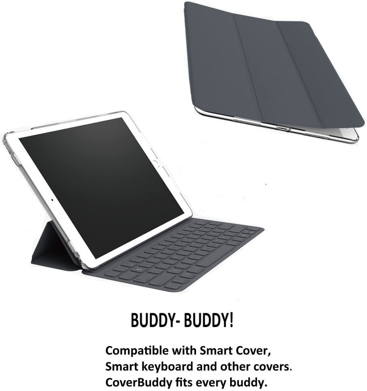 SwitchEasy iPad 9.7" (2018) CoverBuddy Folio with Pencil Holder, Black