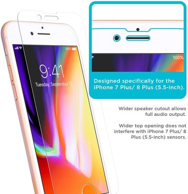988043-Vouni iPhone 7+ 5.5&quot; Screen Protector, Anti-Gl