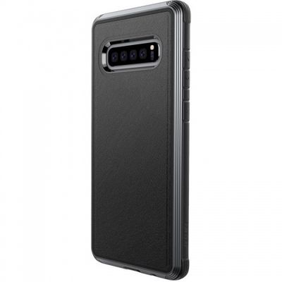 X-Doria Samsung Galaxy S10 Defense Lux, Black Leather
