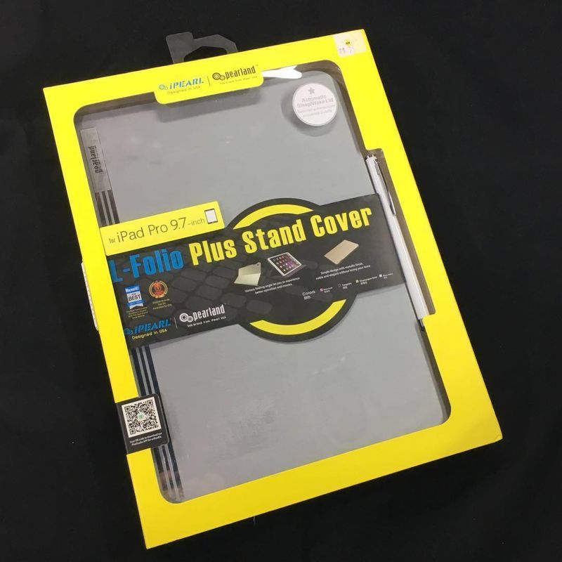 iPearl iPad Pro 9.7" L-Folio Plus Stand Cover, Silver