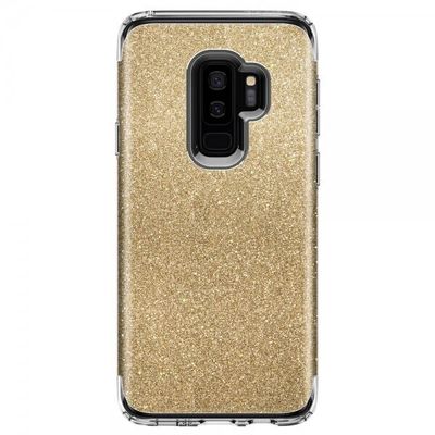 Spigen Samsung Galaxy S9 Plus Slim Armor Crystal Glitter, Gold Quartz