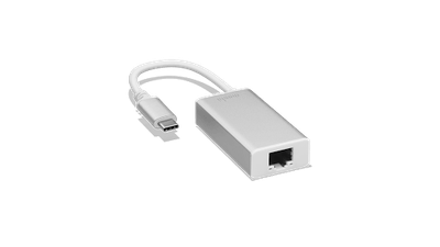Moshi USB-C 3.1 to Gigabit Ethernet Adapter, Silver