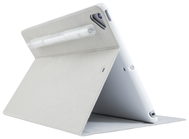 SwitchEasy iPad 9.7" (2018) CoverBuddy Folio with Pencil Holder, White