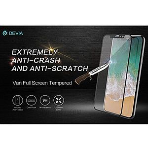 306594-Devia iPhone 7/8 Tempered Glass Anti-Glare, Whi